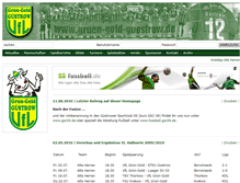 Tablet Screenshot of fussball.gruen-gold-guestrow.de